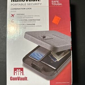 This is a safe for the purpose of holding a firearm safely with a combination